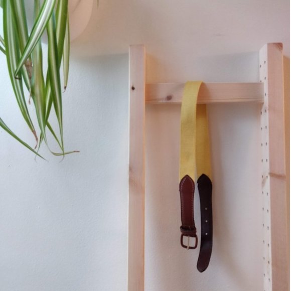 American Apparel Retro Brown and Yellow Belt XS/S - Picture 4 of 4